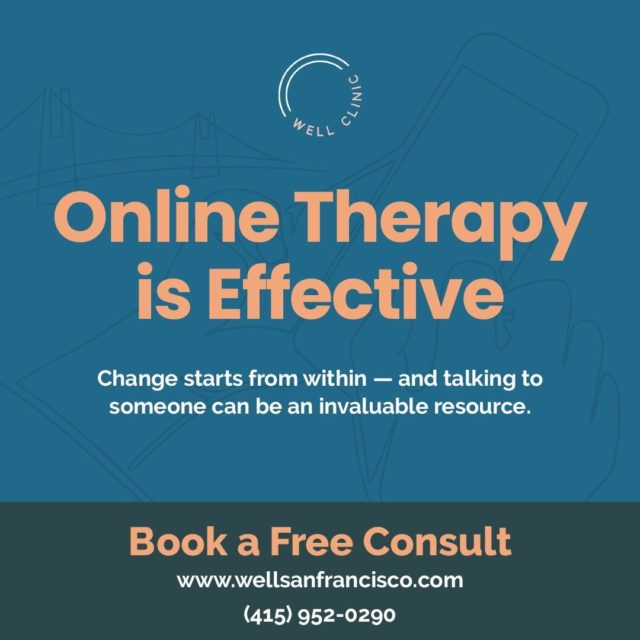 Many studies have shown that video therapy can be equally as effective as face-to-face therapy. ⁣
⁣
In fact, a 2013 study at the University of Zurich showed better results for digital therapy when treating depression than from a group treated with face-to-face therapy!⁣
⁣
Book a Free Consult! ⁣
See link in bio or call 415.952.0290