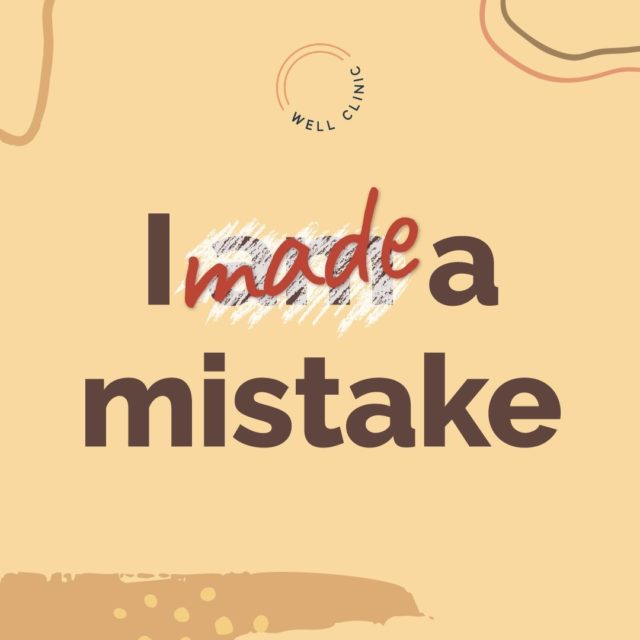 Learning how to forgive yourself can be really tough. ⁣
⁣
Self-forgiveness doesn’t mean that you decide it was okay to do something that you truly regret. ⁣
⁣
Instead, it means that you accept what happened. ⁣
⁣
Then you move forward from that experience with compassion for yourself, knowing that doing so allows you to be a better person now and in the future.⁣
⁣
Do you want some help working on self-forgiveness?⁣
⁣
Contact Well Clinic today to schedule your free consult. ⁣
⁣
SEE LINK IN BIO.