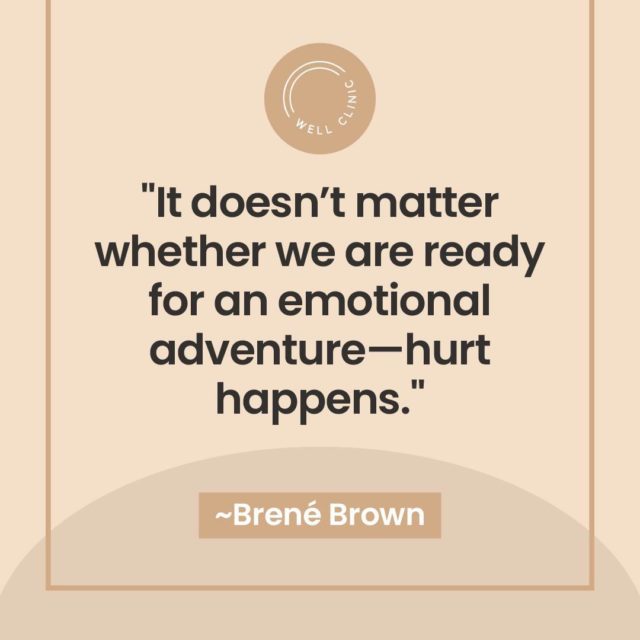 Hurt happens. ⁣
⁣
And when it does, remember you are not alone. ⁣
⁣
Your mental health care team at Well Clinic will be here to support you. ⁣
⁣
See link in bio to schedule a free consult today.